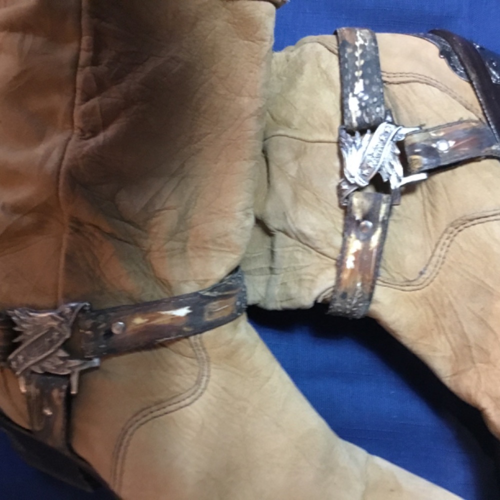 Beautiful Vintage Zodiac Cowboy Boots size 8 - Picture 11 of 11